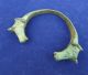 Celtic Period Great Bronze Bracelet - Zoomorphic Details 1st Century Ad (2086 -) Scandinavian photo 5