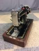 Serviced Vintage 1927 Singer 99 Heavy Duty Sewing Machine Bentwood Case Knee Bar Sewing Machines photo 2