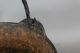 Rare Large Size 18th C Cast Iron Hanging Tall Footed Pot In Old Painted Surface Primitives photo 6