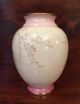 Artist Signed Ahne Satin Glass Vase Cherub Putti Cupid Victorian Art Nouveau Vases photo 6