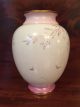 Artist Signed Ahne Satin Glass Vase Cherub Putti Cupid Victorian Art Nouveau Vases photo 7