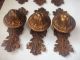 6 Antique Victorian Brass Acanthus Leaf Drawer Pulls Handles Knobs Mac & Co Drawer Pulls photo 2