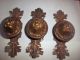 6 Antique Victorian Brass Acanthus Leaf Drawer Pulls Handles Knobs Mac & Co Drawer Pulls photo 8