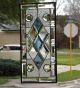 •spot On •beveled Stained Glass Window Panel • 22 ½” - 10 ½” 1940-Now photo 6
