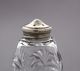 Vintage Pressed Glass Salt Pepper Shaker/pepperette Sterling Silver Top Salt & Pepper Shakers photo 1