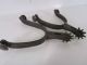 Antique Ranch Hand Forged Western Spurs Metalware photo 1