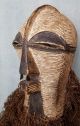 Museum Quality Antique Songye Kifwebe Mask With Very Long Raffia Masks photo 3