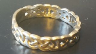 Celtic Solid Gold Ring Found Detecting 2.  68 Grams photo