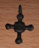 Templar Knights Ancient Bronze Cross Amulet / Pendant Circa 1100 Ad Viking photo 4