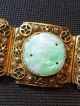 Chinese China Export Jade Silver Gilt Bracelet Jewelry Bracelets photo 7