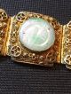 Chinese China Export Jade Silver Gilt Bracelet Jewelry Bracelets photo 8