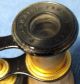 Antique French Lemaire Opera Glasses Mother Of Pearl & Brass W/leather Case Optical photo 4