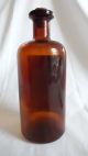 Antique Parke Davis Medicine Apothecary Bottle Liquor Sedans Uterine Sedative Bottles & Jars photo 3