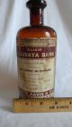 Antique Parke Davis Apothecary Medicine Elixir Bark Extract Mouth Blown Bottle Bottles & Jars photo 8