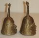 African Nigerian Bronze Handmade Bells Vintage Sculptures & Statues photo 3