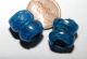 Ancient Blue Glass Beads Originals 400 - 600yo Islamic photo 2