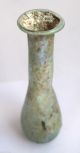 Finest Circa.  50 - 100 A.  D British Found Roman Period Glass Bottle British photo 2
