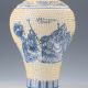 Chinese Blue And White Porcelain Hand - Painted Eight Immortals Vase Vases photo 1