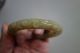 Old Fine Art Chinese Hetain Jade Bangle Carved Dragon And Ruyi Cloud Necklaces & Pendants photo 2