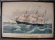 Antique Clipper Ship Dreadnought Framed Art N.  Currier 