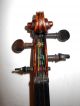 Vintage Old Antique 1800s 1 Pc Back Full Size Violin - String photo 9