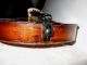 Vintage Old Antique 1800s 1 Pc Back Full Size Violin - String photo 10
