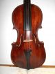 Vintage Old Antique 1800s 1 Pc Back Full Size Violin - String photo 3