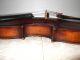 Vintage Old Antique 1800s 1 Pc Back Full Size Violin - String photo 6