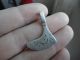 Ancient Silver Viking Axe Suspension Amulet Pendant 8 - 10 Th Century Ad Artifact Viking photo 3