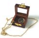 Nautical Collectible Vintage Brass Necklace Compass,  Nautical Replica Compasses photo 2