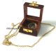 Nautical Collectible Vintage Brass Necklace Compass,  Nautical Replica Compasses photo 3
