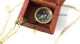 Nautical Collectible Vintage Brass Necklace Compass,  Nautical Replica Compasses photo 4