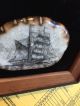 Petite Whaling Ship Scrimshaw Framed Signed Jamie Scrimshaws photo 4