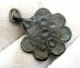 Roman Bronze Floral Pendant - Rare Ancient Stunning Wearable Artifact - C772 Roman photo 1