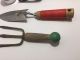 3 Vintage Hand Claw,  Shovel & Fork Garden Tools Garden photo 3