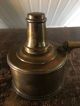Rare Brass Acohol Burner & Fuel Can Drew & Sons Piccadilly Circus For Tea Basket Metalware photo 2