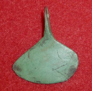 Viking Ancient Artifact Bronze Amulet - Ax / Axe Circa 700 - 800 Ad - 3426 - photo