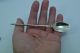 6 Revolutionary Russian ? Sterling Silver Spoons 14.  5 Cm Long Unmarked 88 Gr Russian photo 3