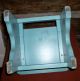 Antique Vintage Child ' S Wooden Chair Handmade Painted Vintage Teal From Estate Unknown photo 4