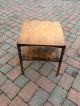 Wooden Mid Century End Side Table Floating Top Tiered Retro Vintage Mid-Century Modernism photo 2