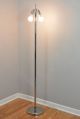 Walter Von Nessen Double Socket Light Chrome Floor Lamp 58 