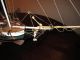 Vintage Scaled Handmade Wood Model Sailing Sloop Ship Uss Portsmouth Detailed Model Ships photo 1