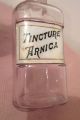 1889 Antique Handmade Tincture Arnica Apothecary Medical Glass Jar Poison Bottle Bottles & Jars photo 1