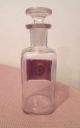 1889 Antique Handmade Tincture Arnica Apothecary Medical Glass Jar Poison Bottle Bottles & Jars photo 4