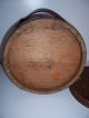 Antique Primitive Shaker Banded Firkin With Lid Early Sugar Bucket Primitives photo 6