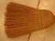 Vintage Large Primitive Farmhouse Straw Hand Held Whisk Broom With Metal Hanger Primitives photo 1