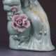 Chinese The Color Porcelain Handwork Carved Gril Statues Other Antique Chinese Statues photo 3