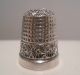 Fancy Henry Griffith 13 Antique Sterling Silver Thimble Hallmarked Chester 1897 Thimbles photo 1