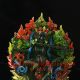Chinese Colorful Glazed Hand - Carved Tibetan Buddha Statue Xz476 Buddha photo 1