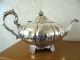 Large Antique Cavalier Silver Plated On Copper Tea Pot Tea/Coffee Pots & Sets photo 2